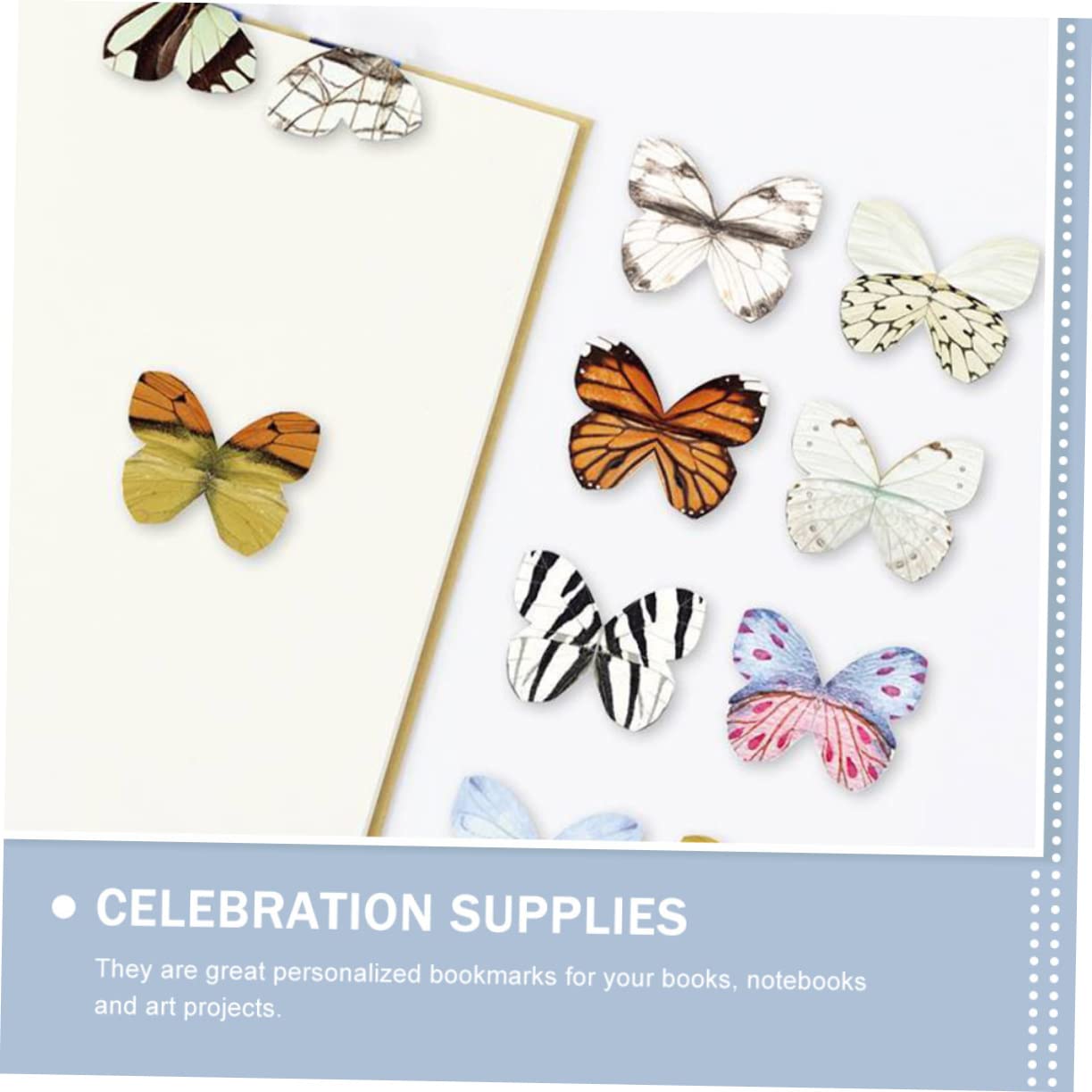 EXCEART 60 Piezas Titular de marcador de marcador de página de mariposas marca de página del estudiante marcadores magnéticos clips de página diseñados mariposas pequeño y fresco