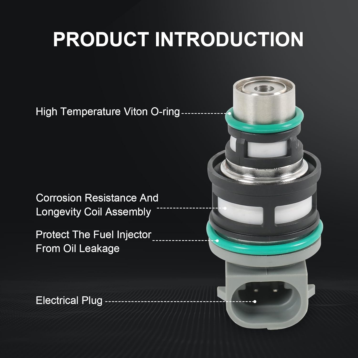 Set of 4 Fuel Injectors FJ100 Compatible with 1993-1996 Buick Century 1994-1997 Chevy S10 1994-1997 GMC Sonoma 1995-1997 Pontiac Sunfire L4 2.2L Replaces 17113197 17113124