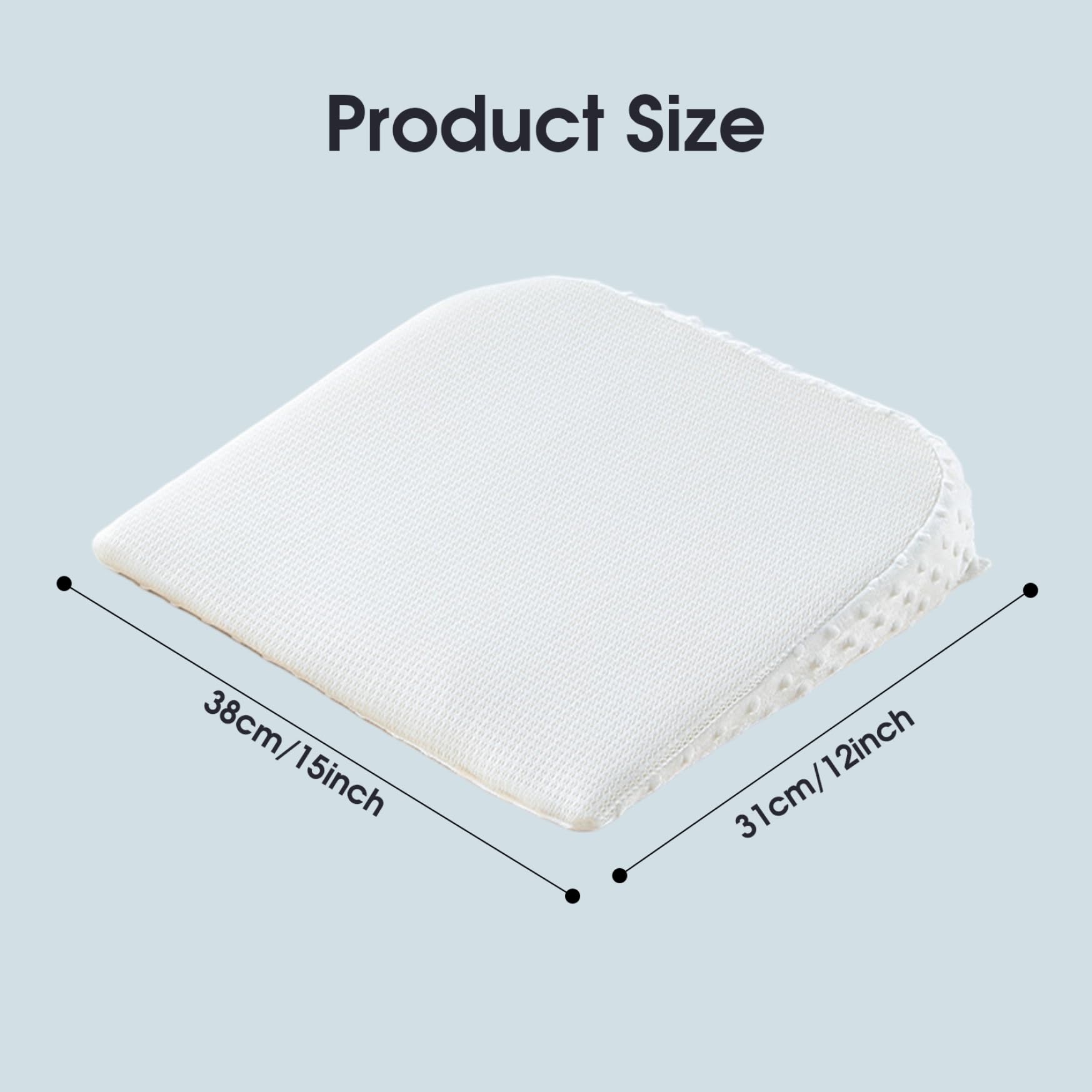 Oreiller compensé pour nouveau-né, accessoire d'allaitement pour reflux pour nourrissons, accessoire sécurisé et antidérapant pour le ventre de bébé, adapté pour l'alimentation au biberon, le somme