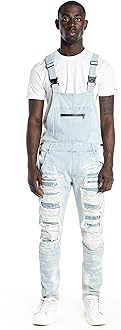 パンツ SmokeRise Stacked Utility Denim Overalls パンツ SmokeRise Stacked Utility Denim Overalls Big and Tall