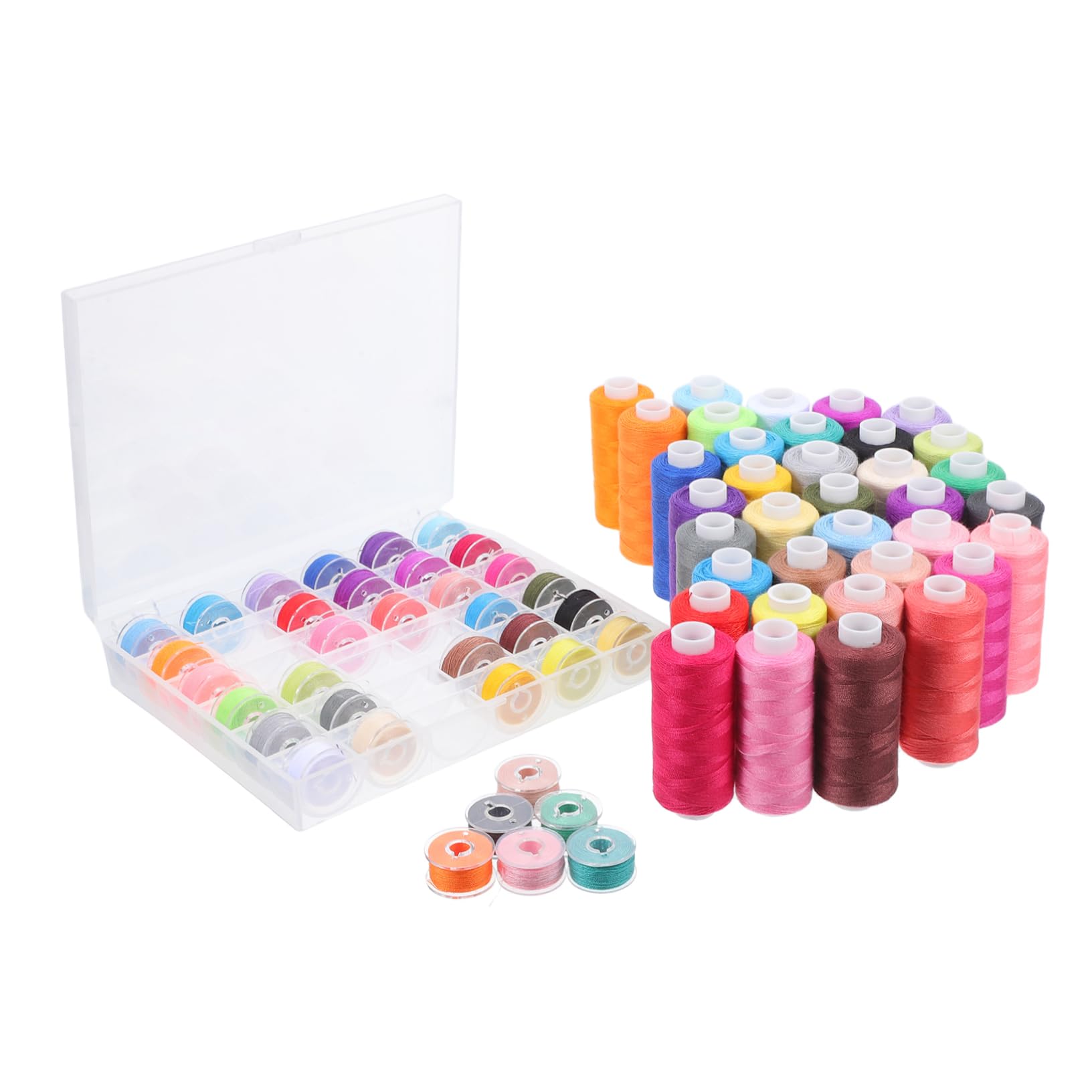 Hilo de Coser 72 Bobinas para Máquina de Coser, 400 Yardas