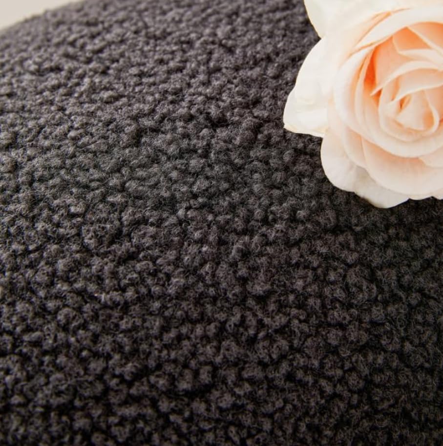 Yogsey 2pcs/Set Sofa Arm Covers Sofa Headrest Cover Soft Polyester Recliner Headrest Protector Wear Resistant Recliner Headrest Cover Anti-Fade Sofa (Dark Grey)