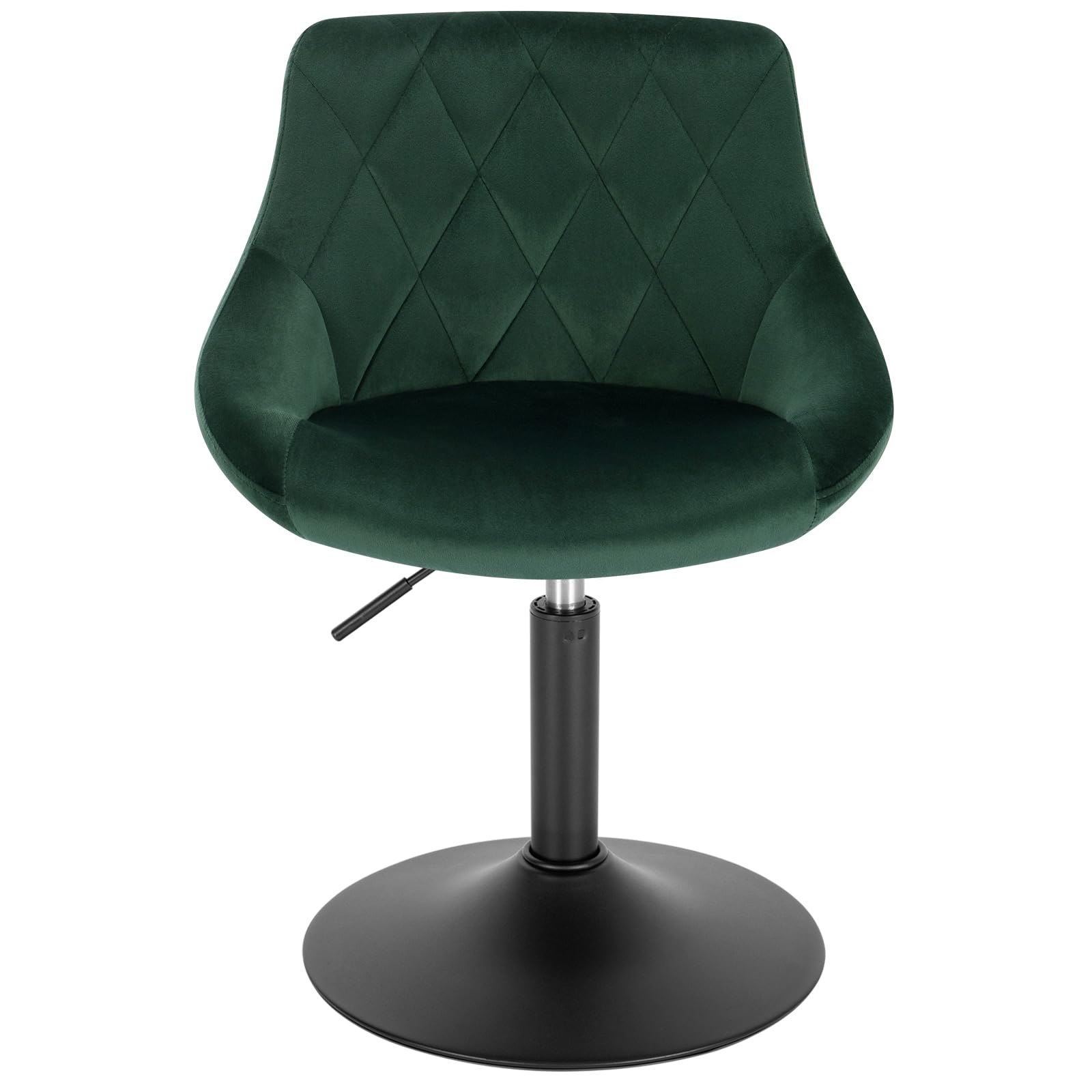 Sgabello Alto Regolabile WOLTU Con Schienale In Velluto - Altezza 42-58 Cm, Verde Scuro, Per Cucina E Bar - Foto 6
