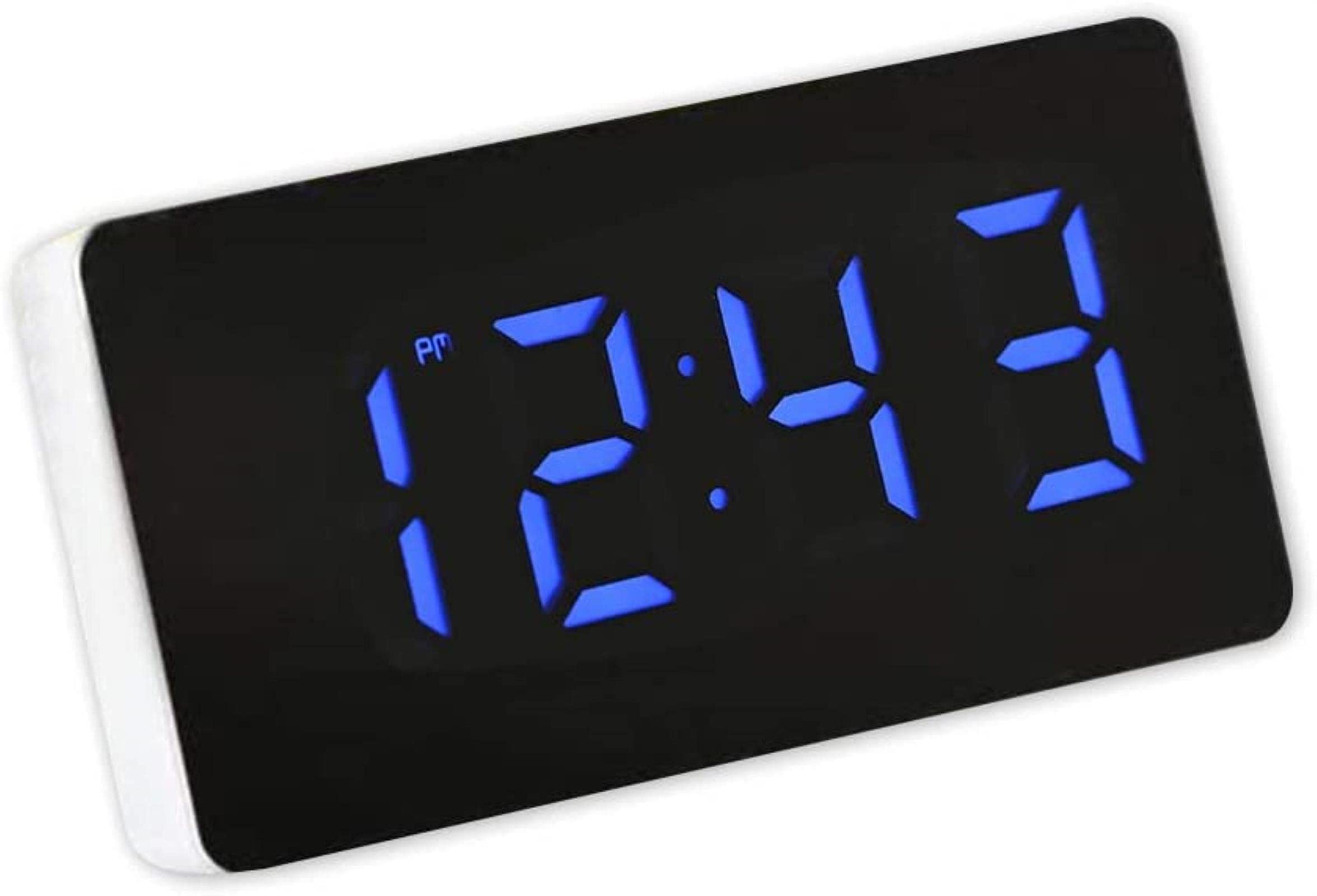 DYKKLKQ LCD Alarm Clock Portable Electronic Clock Multifunctional Electronic Alarm Clock Alarm Decor for Home Use