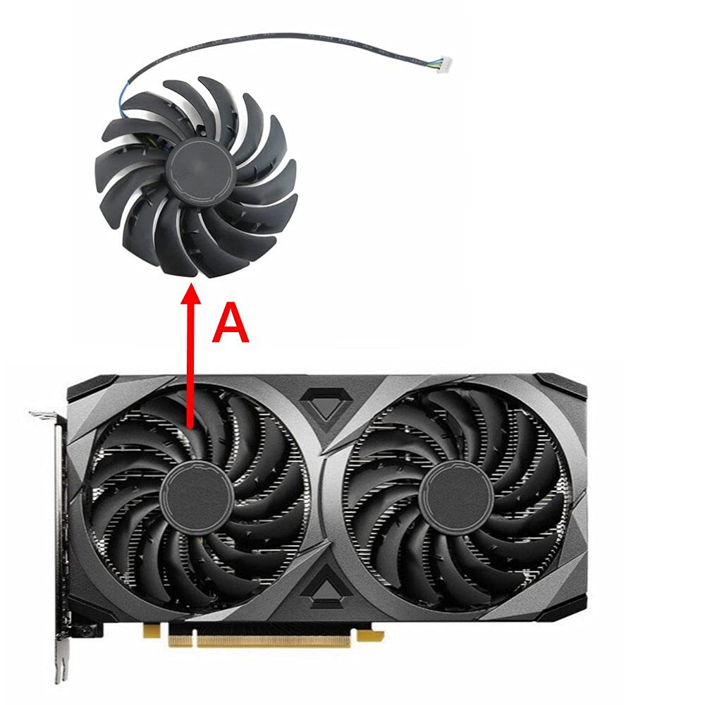 Amazon.com: Rakstore PLD10010S12HH 95mm Graphics Card Cooling Fan