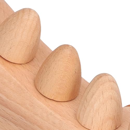 Miniatura 5 de Herramienta de masaje Guasha, palo de guasha portátil con mango antideslizante, palo de desguace de madera, herramienta de masaje para suministros