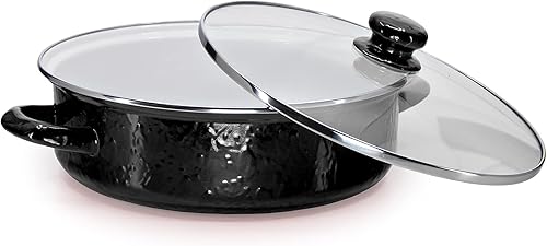 Miniatura 2 de Golden Rabbit Esmalte - Patrón negro sólido - Sartén para saltear de 3 cuartos