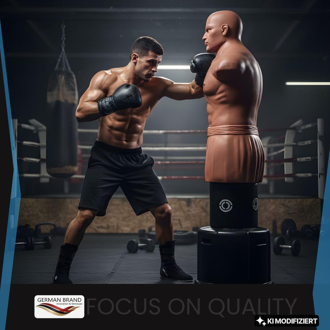FOX-FIGHT Hank Box Dummy Standboxsack Boxpuppe Höhenverstellbar