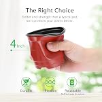 VIVOSUN 100 Pcs 4 Inch Plastic Plant Nursery Pots, Seed Starting Pot, Flower Plant Container for Seedlings, Cuttings, Transplanting