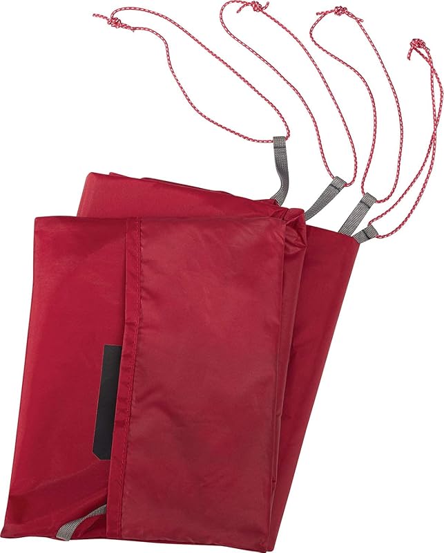 Lona para tienda de campaña universal para 6 personas, grande - 117 x 97 pulgadas, rojo