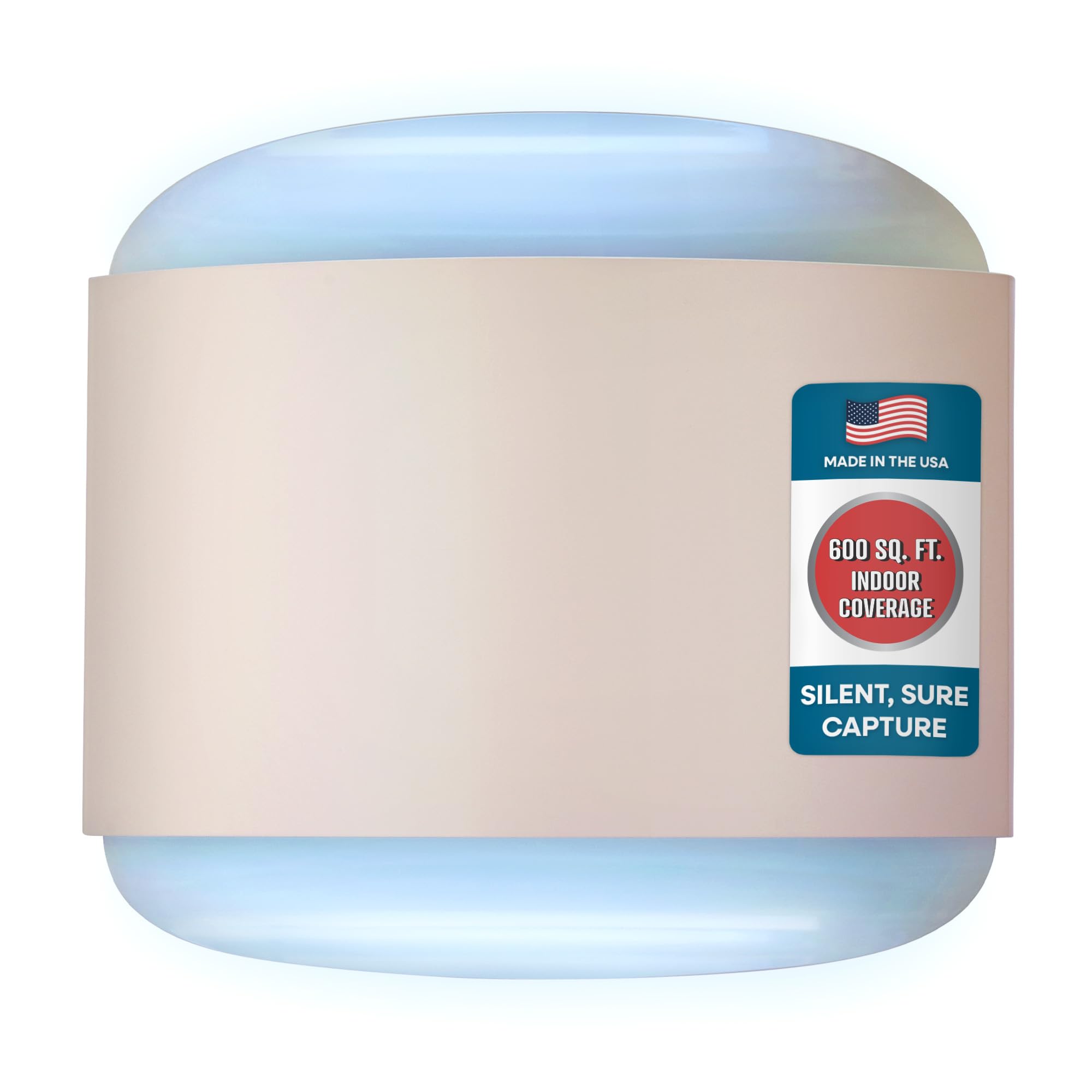 Fly Trap Indoor Wall Sconce | Electric Insect Killer for Flies & Gnats with Dual Lure Method 40W UV Light & Pheromone Attractant | Sticky Strips, 600 Sq Ft for House & Kitchen