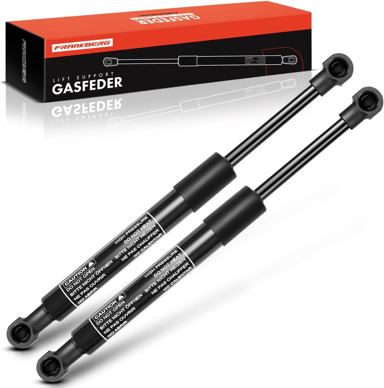 Frankberg 2x Gas Strut Tailgate Left And Right Compatible With 3 Series E21 E30 E46 E90 316-335 M3 Saloon 2005-2011 3 Series E90 320-330 Saloon 2005-2001 Replace# 51247250308