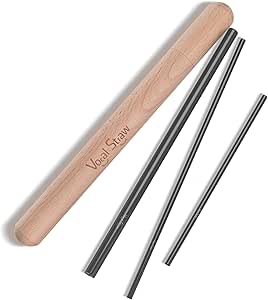 Vocal Straw - Better Voice Vocal Trainer, Vocal Eze, Sound Therapy, Perfect for All Voice Users, Such as Singers, Teachers, Podcasters and Anyone Who Relies On Their Voice Daily- Ebony