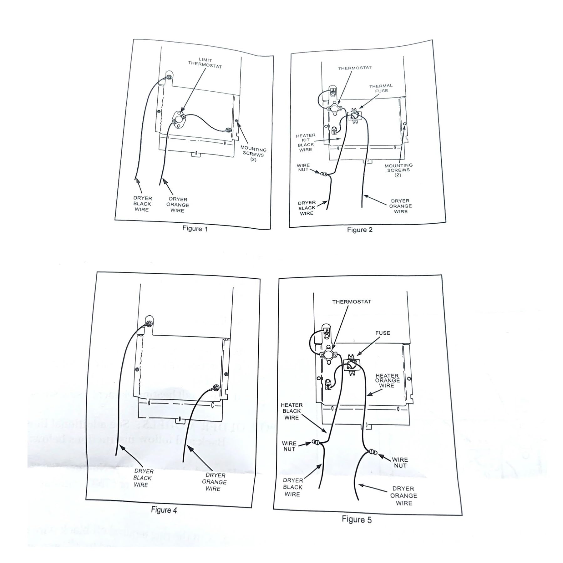 503978 Il kit elemento riscaldante dell'asciugatrice sostituisce Fit
