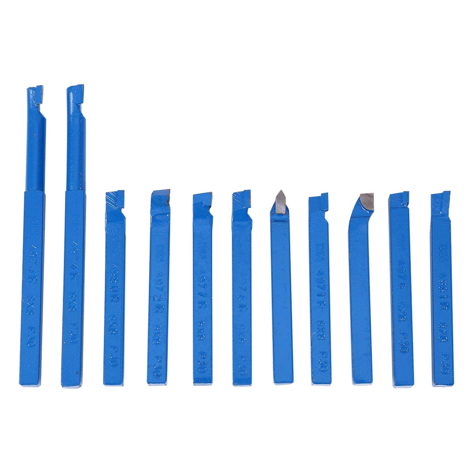Lot D'outils De Tournage : Porte-outil 8mm + Inserts CCMT060204 + Clé T8 - Neuf