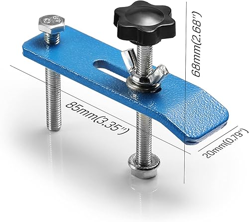 Miniatura 2 de Paquete de 4 abrazaderas de sujeción, abrazadera de enrutador CNC para carpintería y metalurgia, 3-7/20 pulgadas de largo x 4/5 pulgadas de ancho x