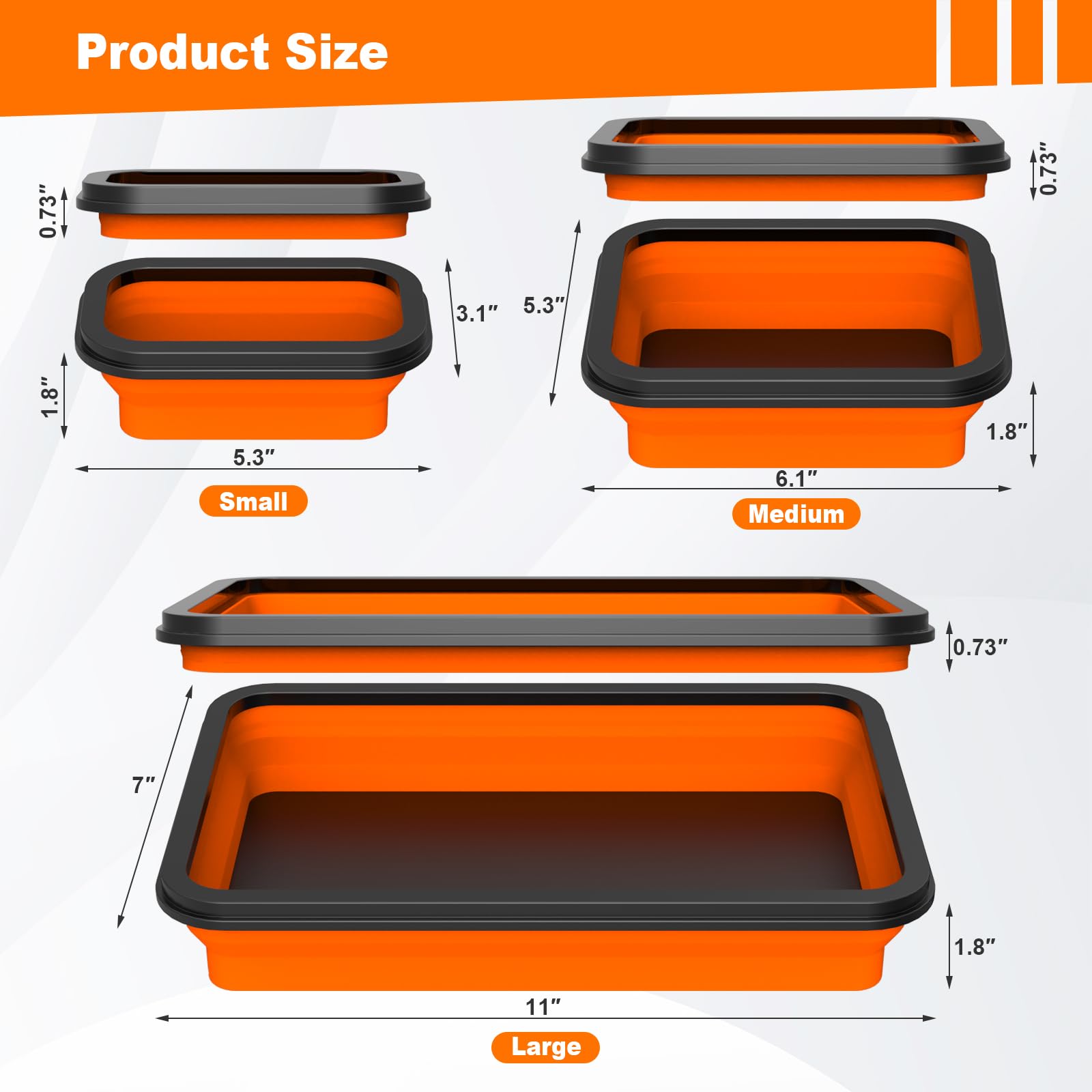 Magnetic Tool Trays - Keep Your Workspace Organized -4