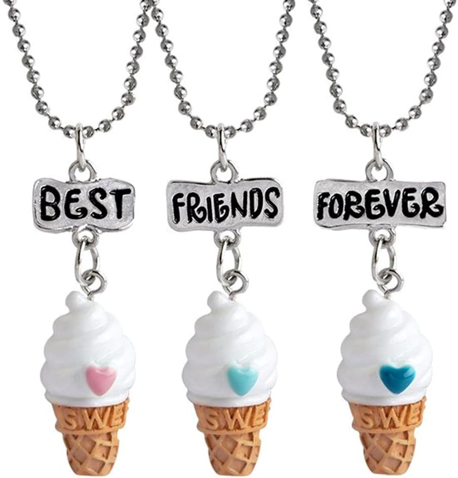 Best Friends Necklace for Unisex-Child, Girls,Boys