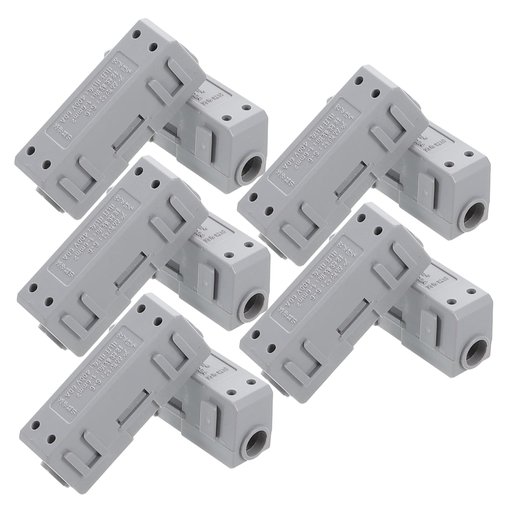PRETYZOOM Efficient Wire Terminal Pack Solderless Connectors Mini Square Jumper for Quick Wiring Clamp and Insulate for Electrical Appliances