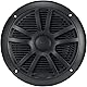 KIT Set FÜR BOSS Audio Systems MR6B 2 x 6,5 16,50 cm 165 mm Doppelkonus-Marinelautsprecher, 90 Watt RMS 180 Watt Max, wasserdicht, schwarz, Paar + Zubehör