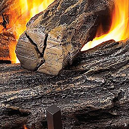 Procom Wan18N-2 Natural Gas Vented Fireplace Logs Set With Match Light, Use With Natural Gas, 45000 Btu, Heats Up To 1650 Sq. Ft, Realistic Painted, 18 Inches #TOP6
