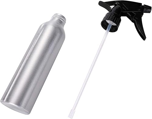 Miniatura 2 de JinYan Botella de spray de aluminio vacía de 8.5 fl oz, 2 unidades de pulverizador confiable, botellas de atomizador vacías para peluquería,