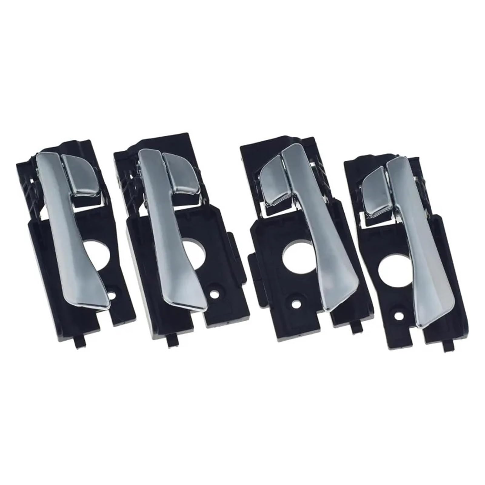 Hewpngs Black 4Pcs Car Chrome Interior Door Handle For Hy&Undai For Accent 20122017 Master Window Switch
