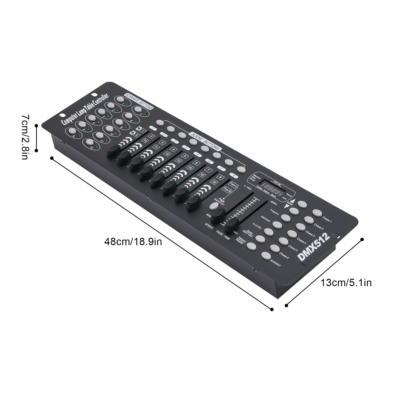 Mixer Luci DMX 512 Da 192 Canali Di Tutto Per Tutti - Controller Per Fari Mobili LED, Ideale Per DJ E Spettacoli