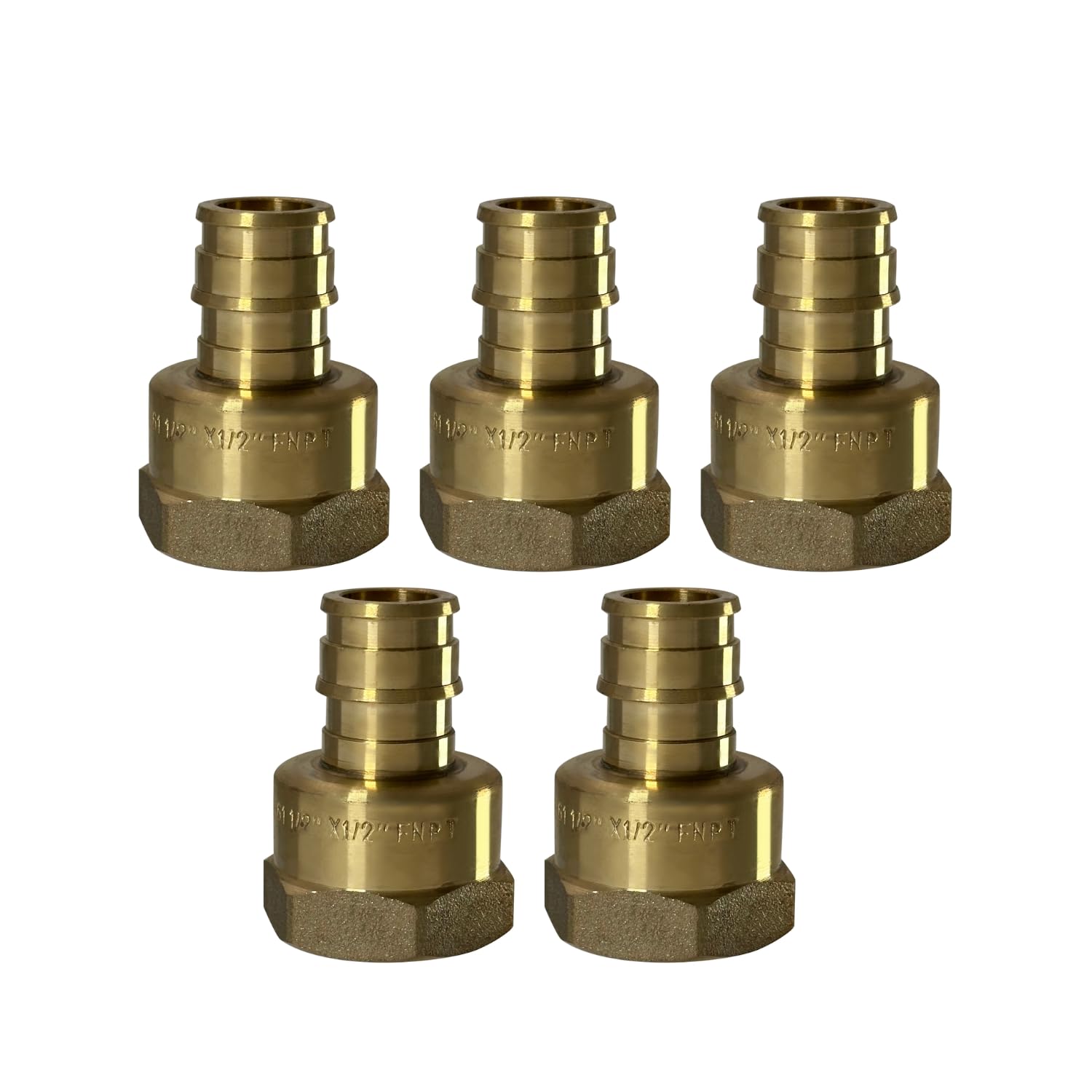 5 piezas XFITTING 1/2" PROPEX X 1/2" hembra NPT PEX EXPANSION F1960 ADAPTADOR PARA UPONOR (WIRSBO) SIOUX CHIEF