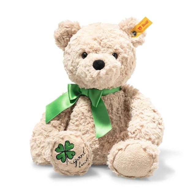 Steiff Peluche Osito Jimmy Good Luck, Peluche Adorable, Friends, Peluche 30 cm, Beige, 114144