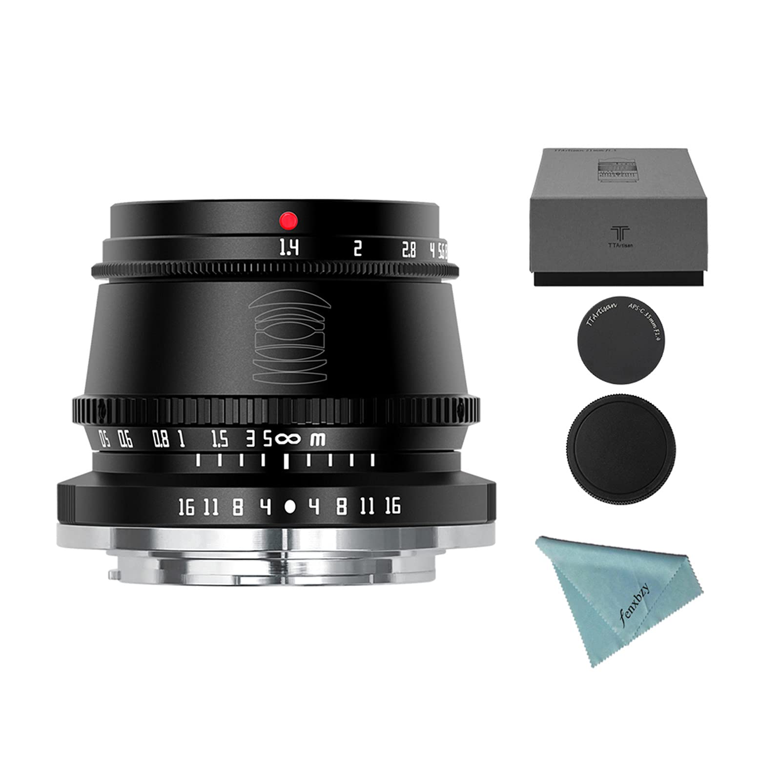 【並品】TTArtisan 35mm f/1.4 レンズ【Sony】 TTArtisan 35mm F1.4 APS-C Cameras Lens Manual Focus for Sony E