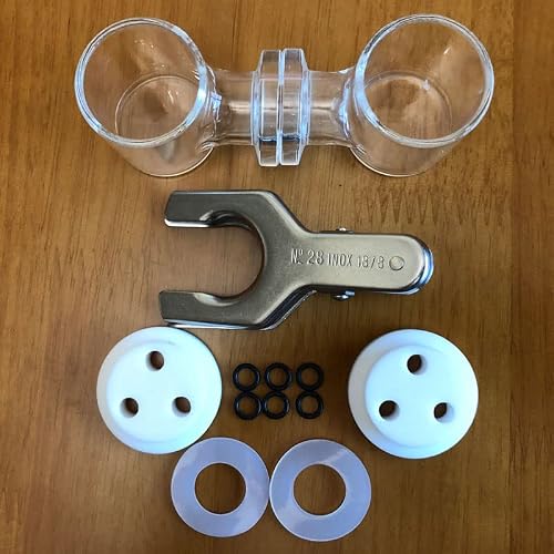 H-Type Proton Exchange Membrane Electrochemical Double Electrolyzer Water Electrolysis Device - Various Pool(Left250ml-right250ml)