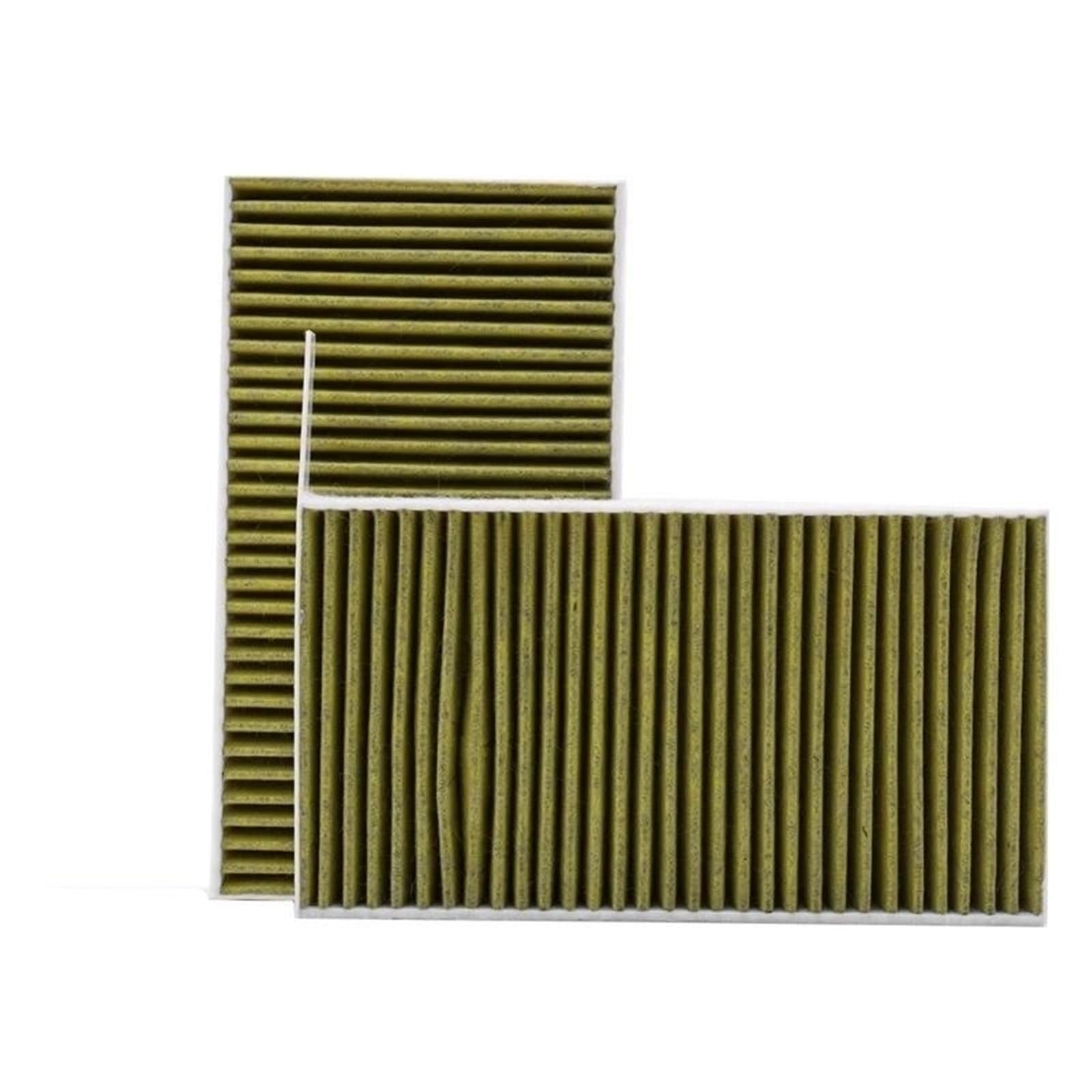 LUTFI Voiture Élément Filtre Filtre À Air en Carbone pour Cabine De Climatisation pour Modèle 3 Y Outil Assorti, 2 Pièces, 1107681-00-A