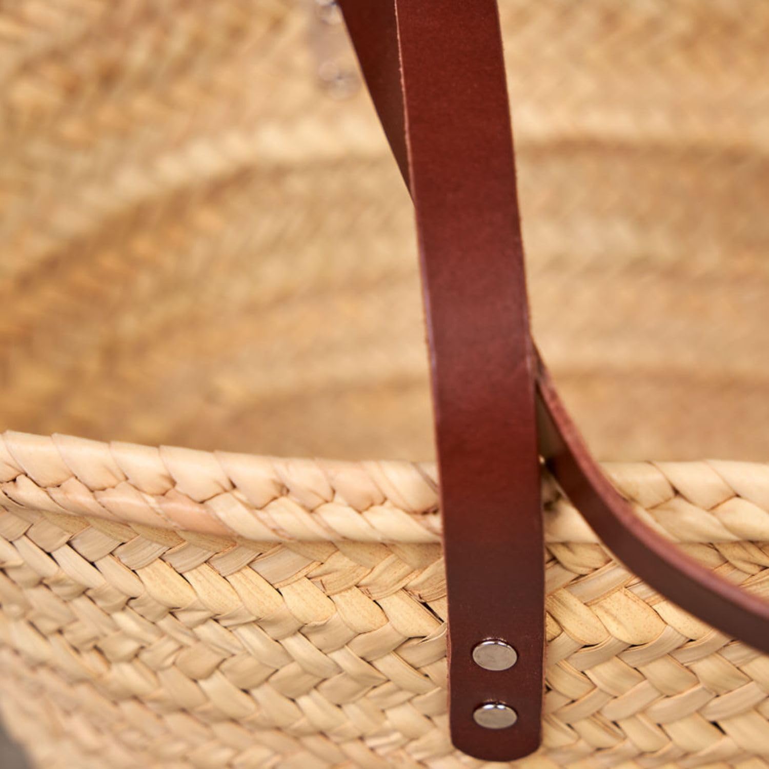 Capazo de Palma - Asas Largas Marrón - EXTRA GRANDE N9 - REF: 5040-9