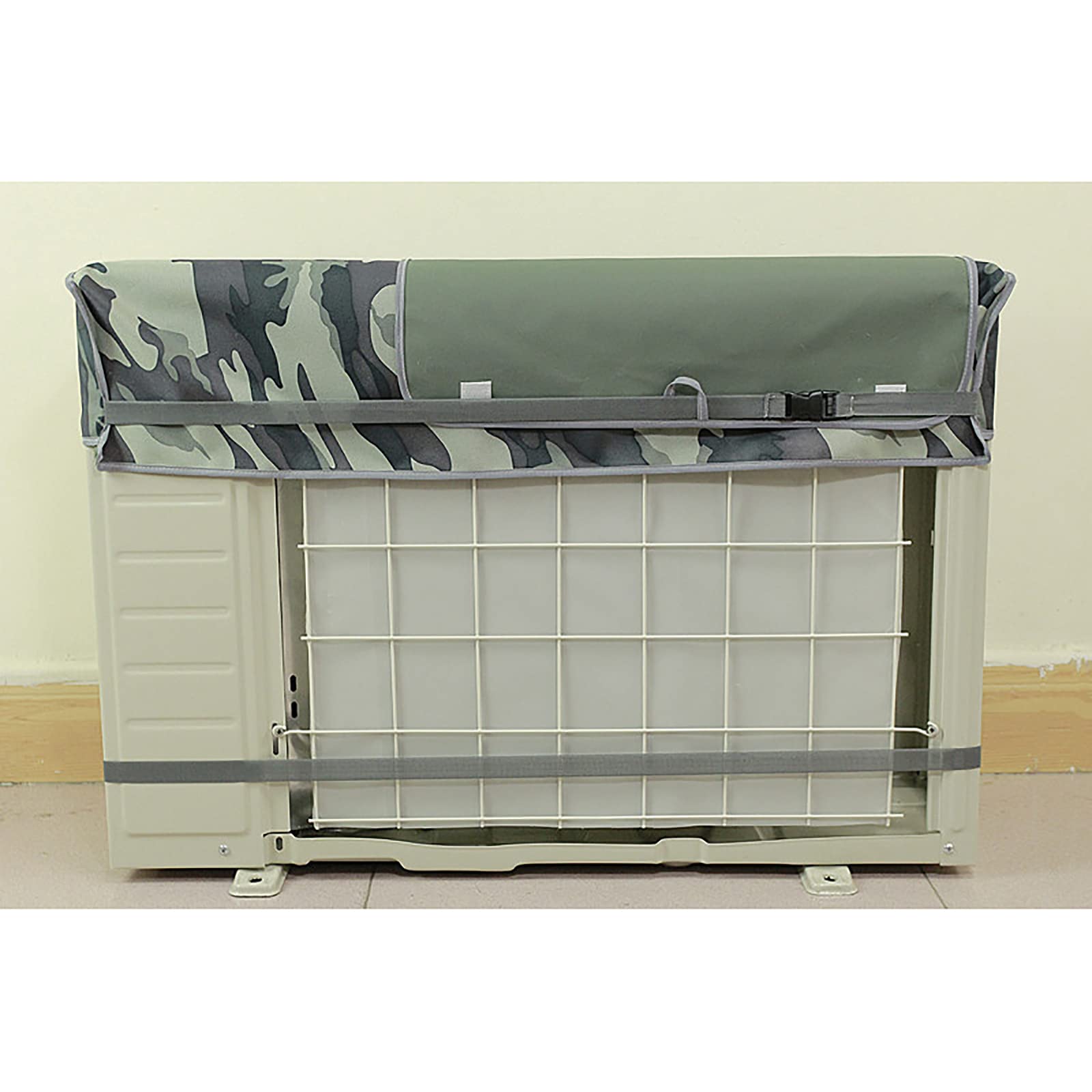 Copertura del condizionatore d'aria AC Copertura dell'unità esterna Copertura Facile Rimozione Aumentare Temperatur Esterno Unità Pannello Camouflage Verde