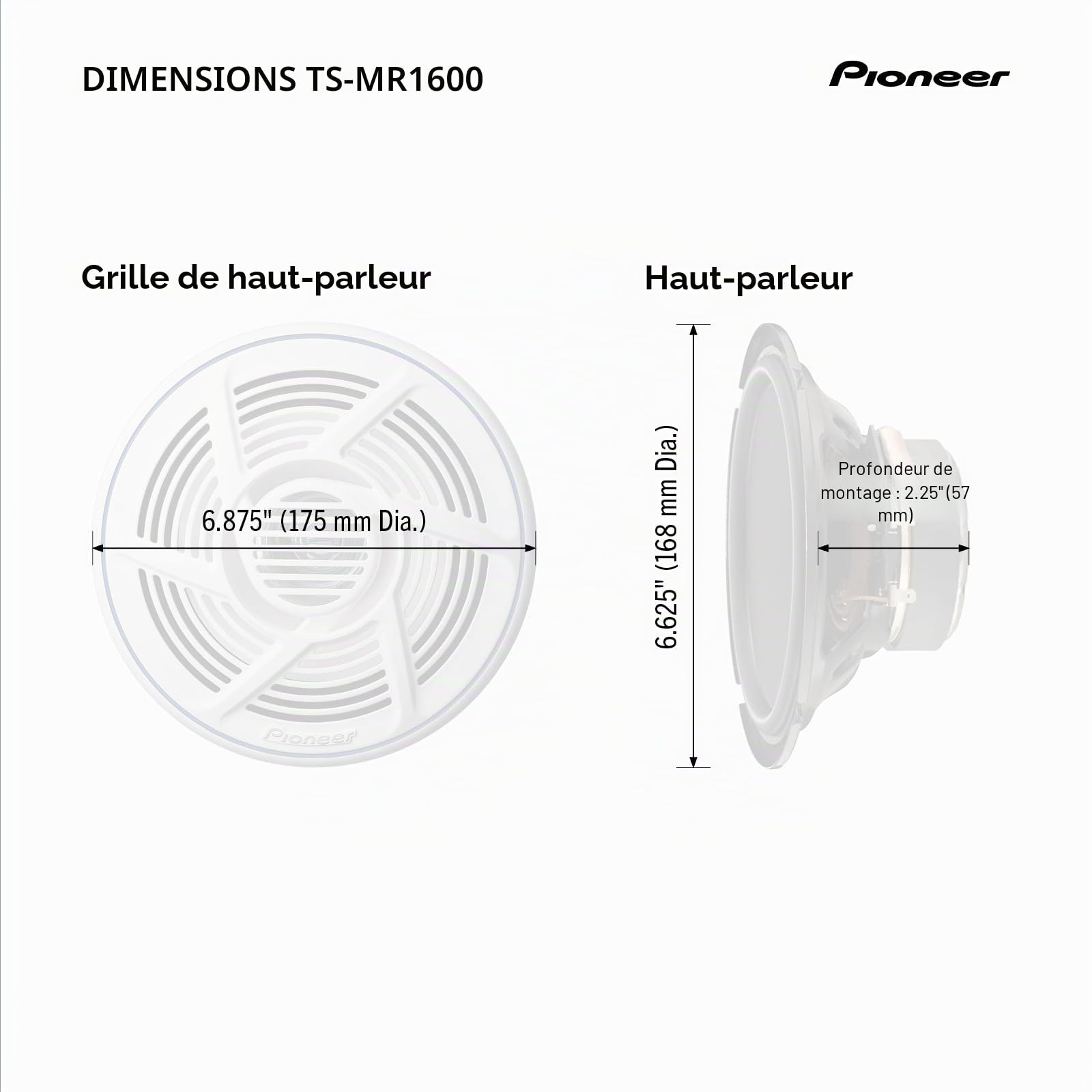 Pioneer TS-MR1600 Marine