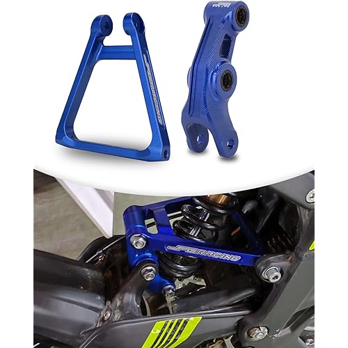 JFG RACING Sur Ron Suspension Linkage + Triangle Link Kit Set Motorcycle Rear Shock Suspension Link Kit Compatible To Sur Ron X X160 X260 Electric Dirt Bike POLARSEA BLUE