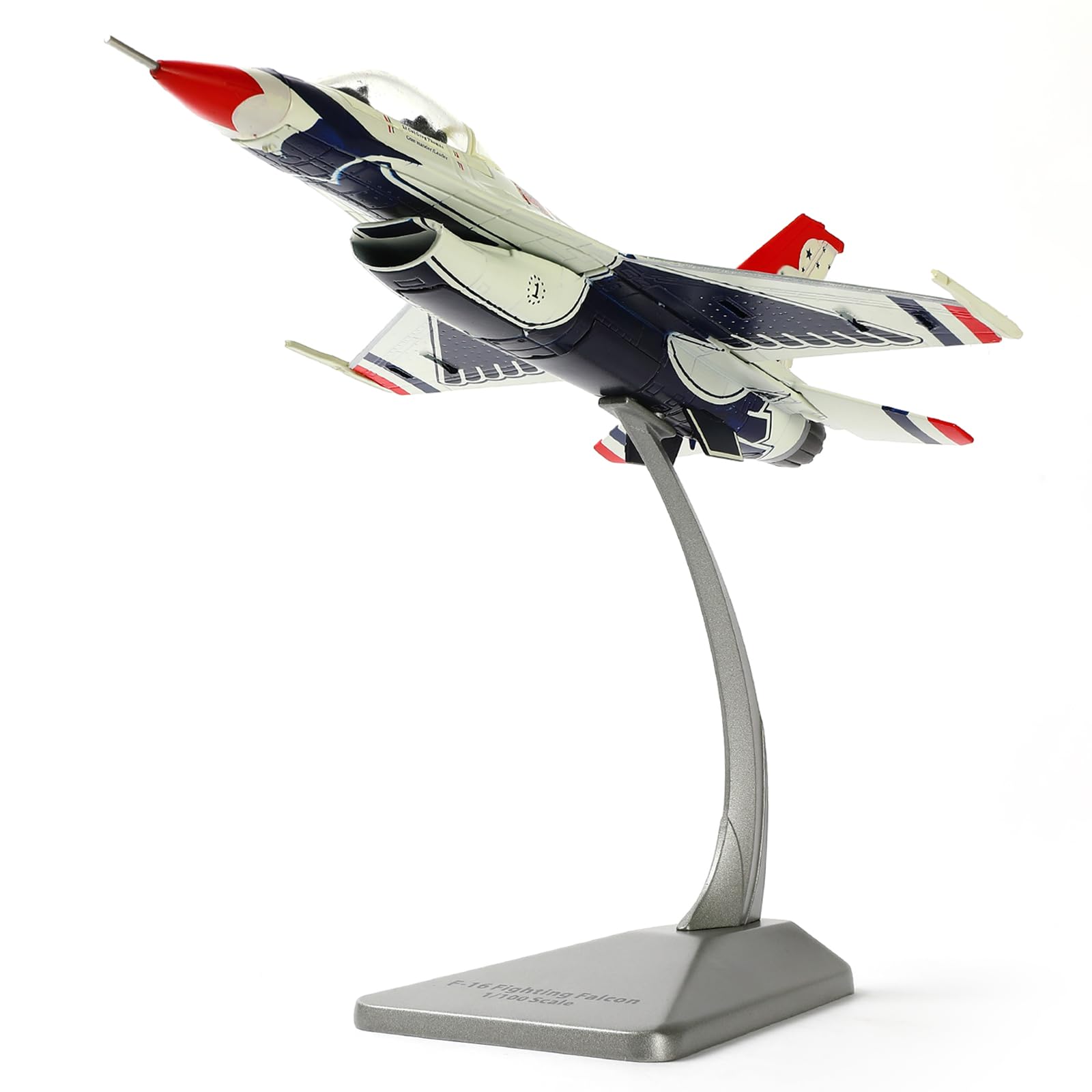 Amazon.co.jp: NUOTIE 1/100 F-16C サンダーバード戦闘機モデル メタル