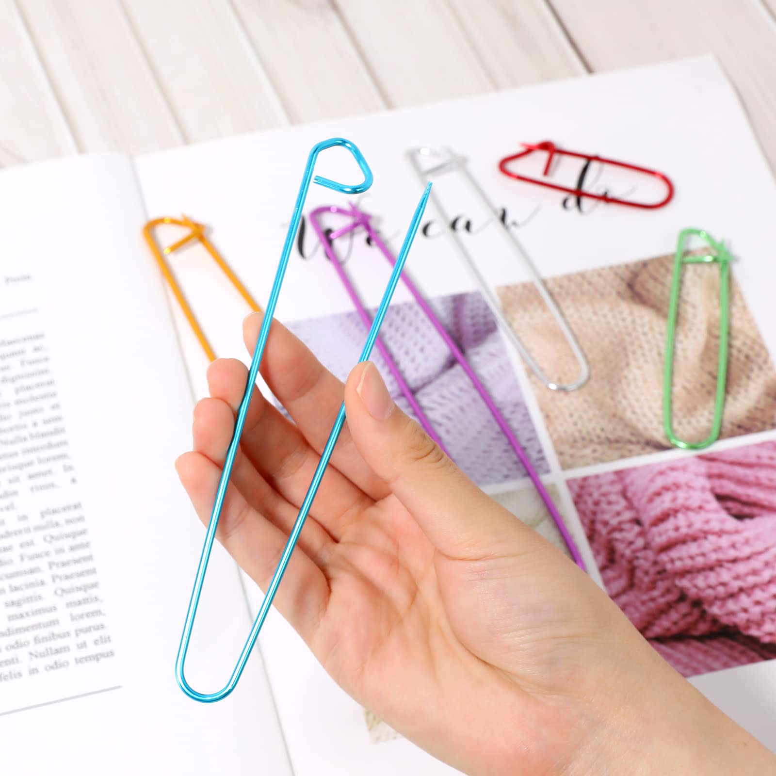 48-teiliges Garnnadel-Set - Stumpfe Nadeln Mit Maschenmarkierern & Box