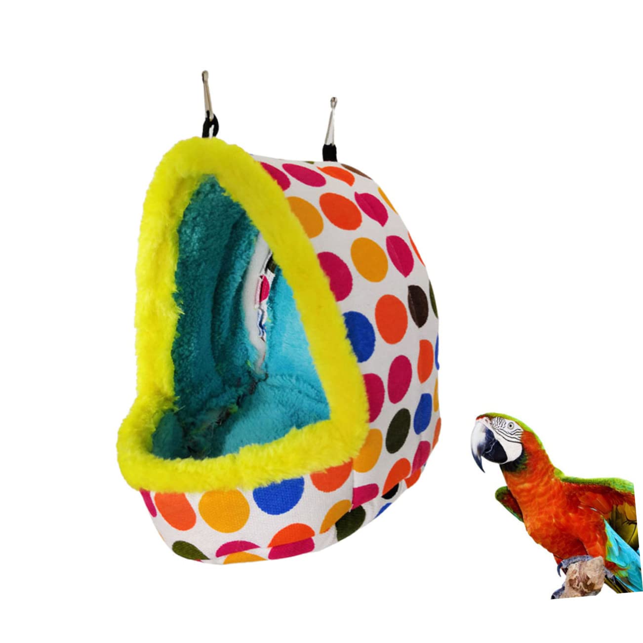 3piezas Acolchado para Aves Nido De Invierno y para Periquitos y Agapornis Grande para Descanso y Interiores