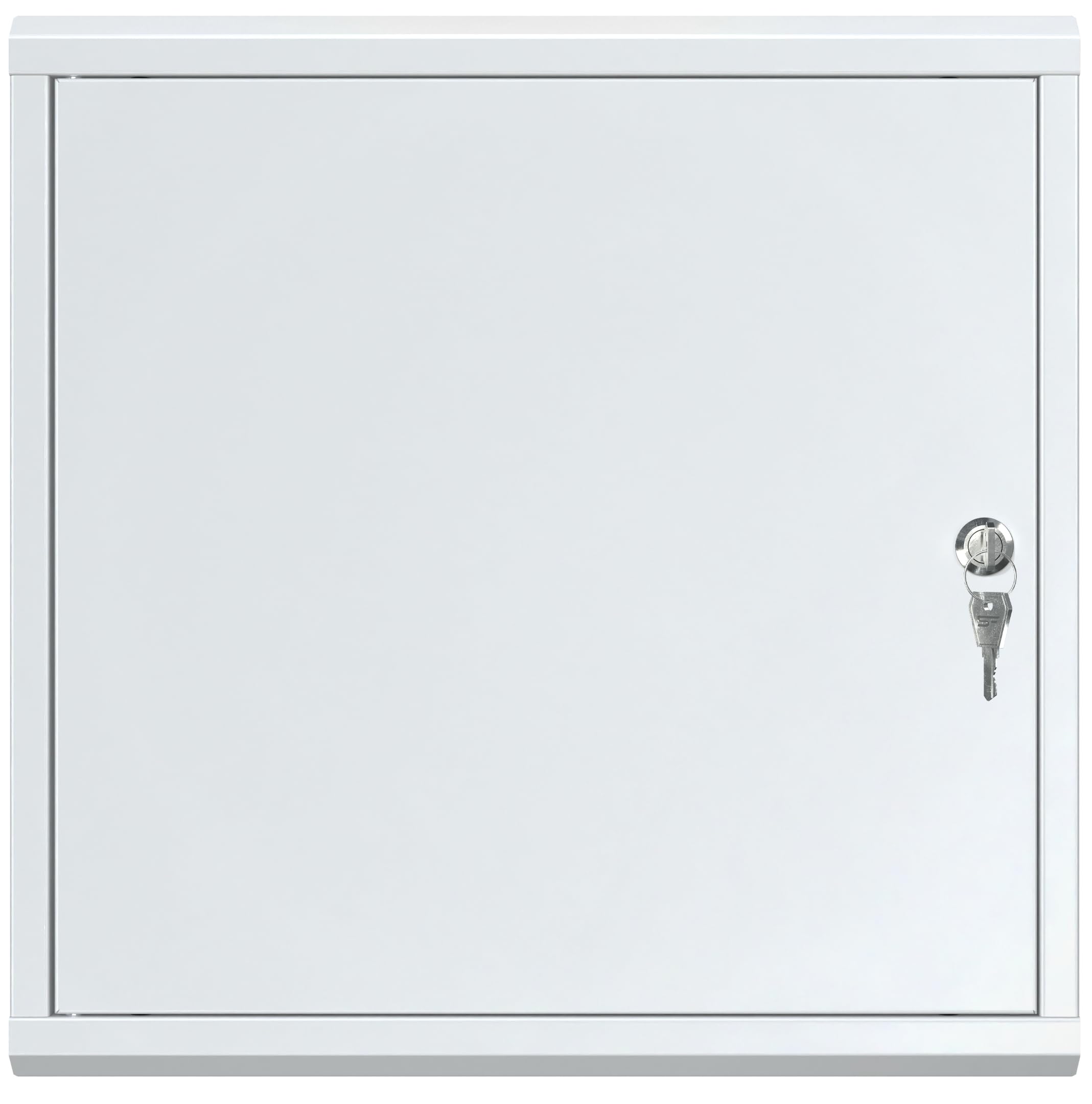 Boite de Derivation Etanche Exterieur 400x400x160mm IP20 - Coffret Electrique Etanche en Acier et étanche à la Poussière - Boite de Derivation avec Serrure et Deux Clés