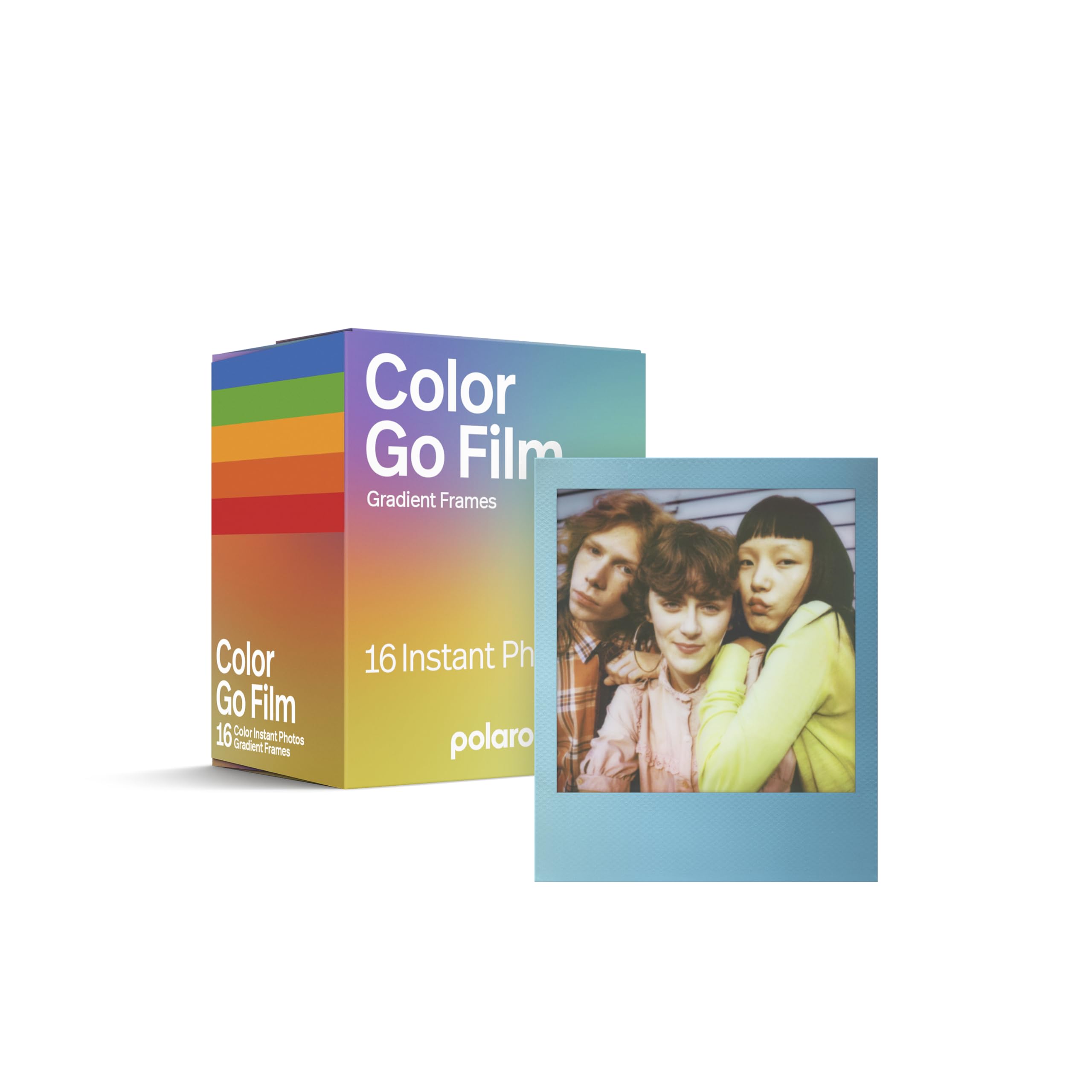 Polaroid - Película de Color instantánea para cámara Go - Marco Degradado - Paquete Doble (16 Fotos)