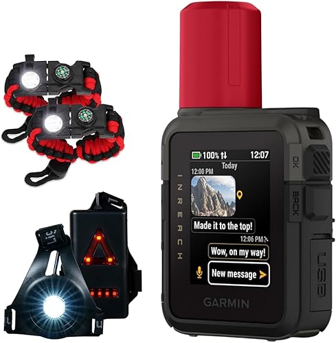 Garmin inReach Mini 3 Plus, Rugged Global Satellite Communicator with Touchscree