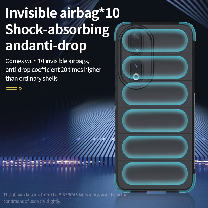 WOKEZ Fodral till Honor 90 5G – Mjukt TPU med Luftkudde, Lila
