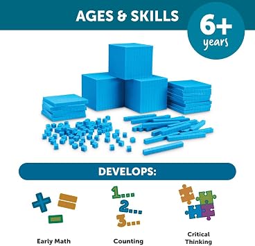 Learning Resources Grooved Plastic Base 10-Class Set