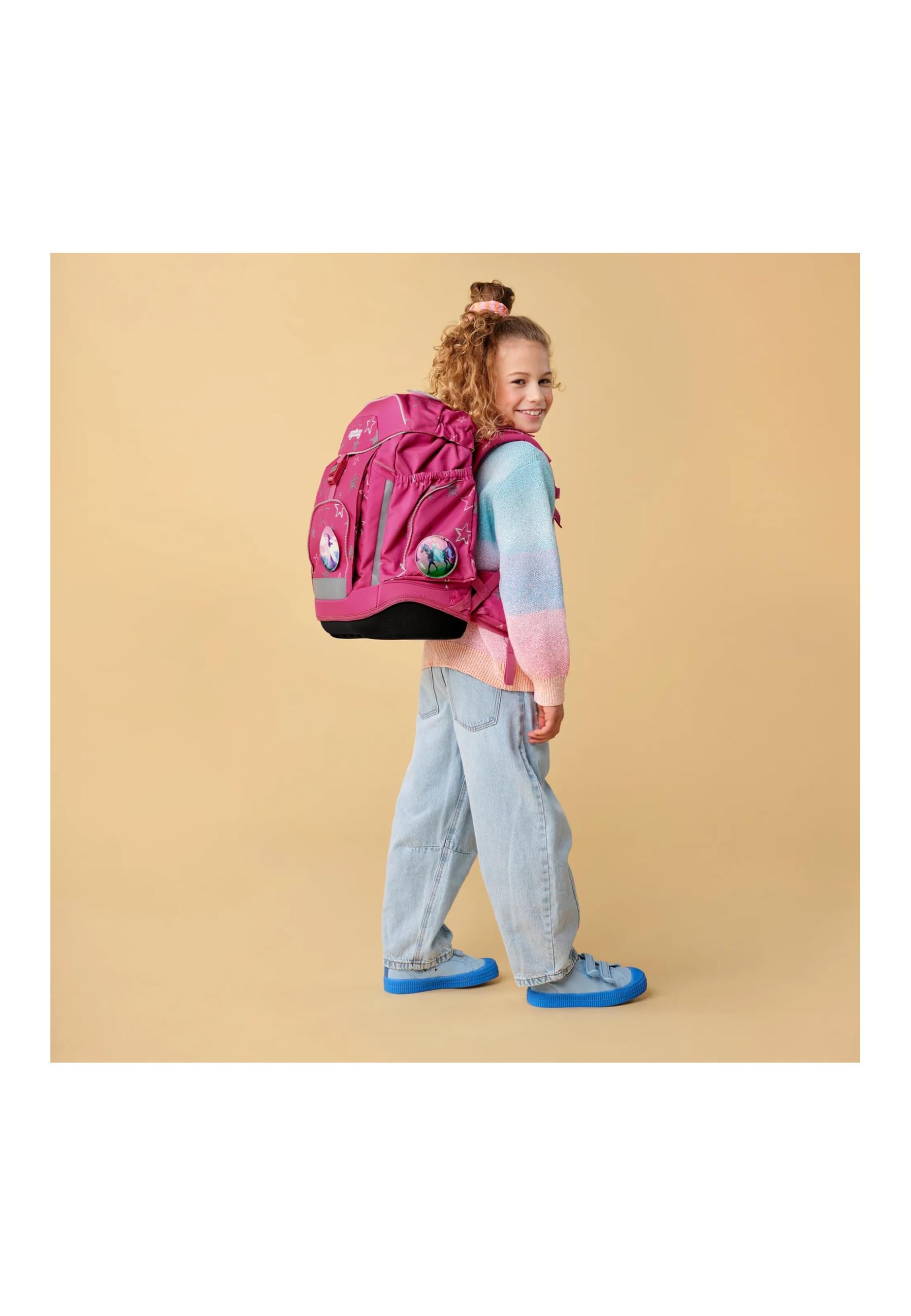 ergobag maxi set Set di 6 pezzi, zaino scolastico, cartella ergonomica, ideale per bambini grandi a partire dalla prima elementare
