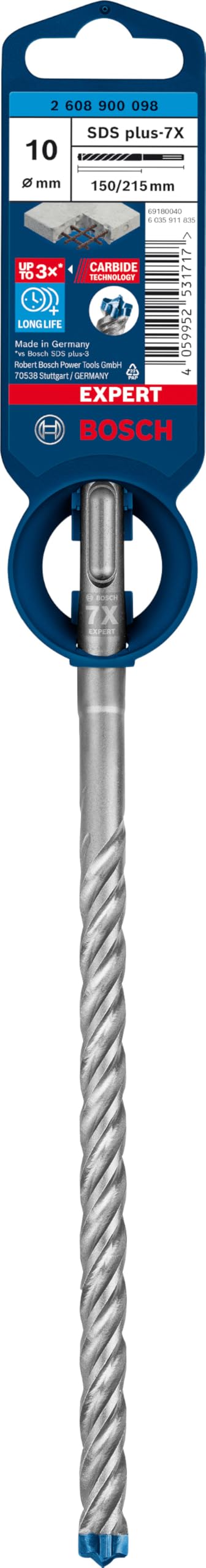 Bosch Foret EXPERT SDS plus-7X Ø 10 mm Professional Marteau burineur
