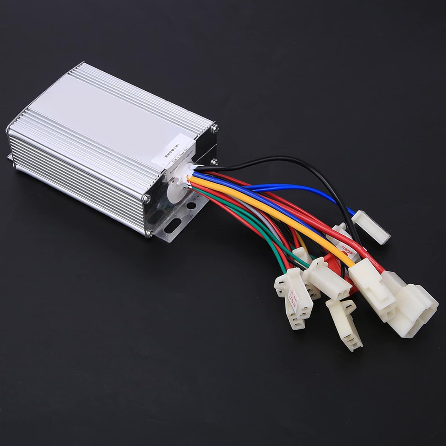 36V 500W Brushed Motor Controller DC Motor Speed Control Aluminum Alloy Housing with Smart Chip for Scooter Electric Bike Parts