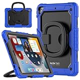 Protección de 4 capas a prueba de golpes: parachoques de esquina reforzados y diseño resistente que absorben golpes, caídas, impactos y arañazos para mantener tu iPad seguro.