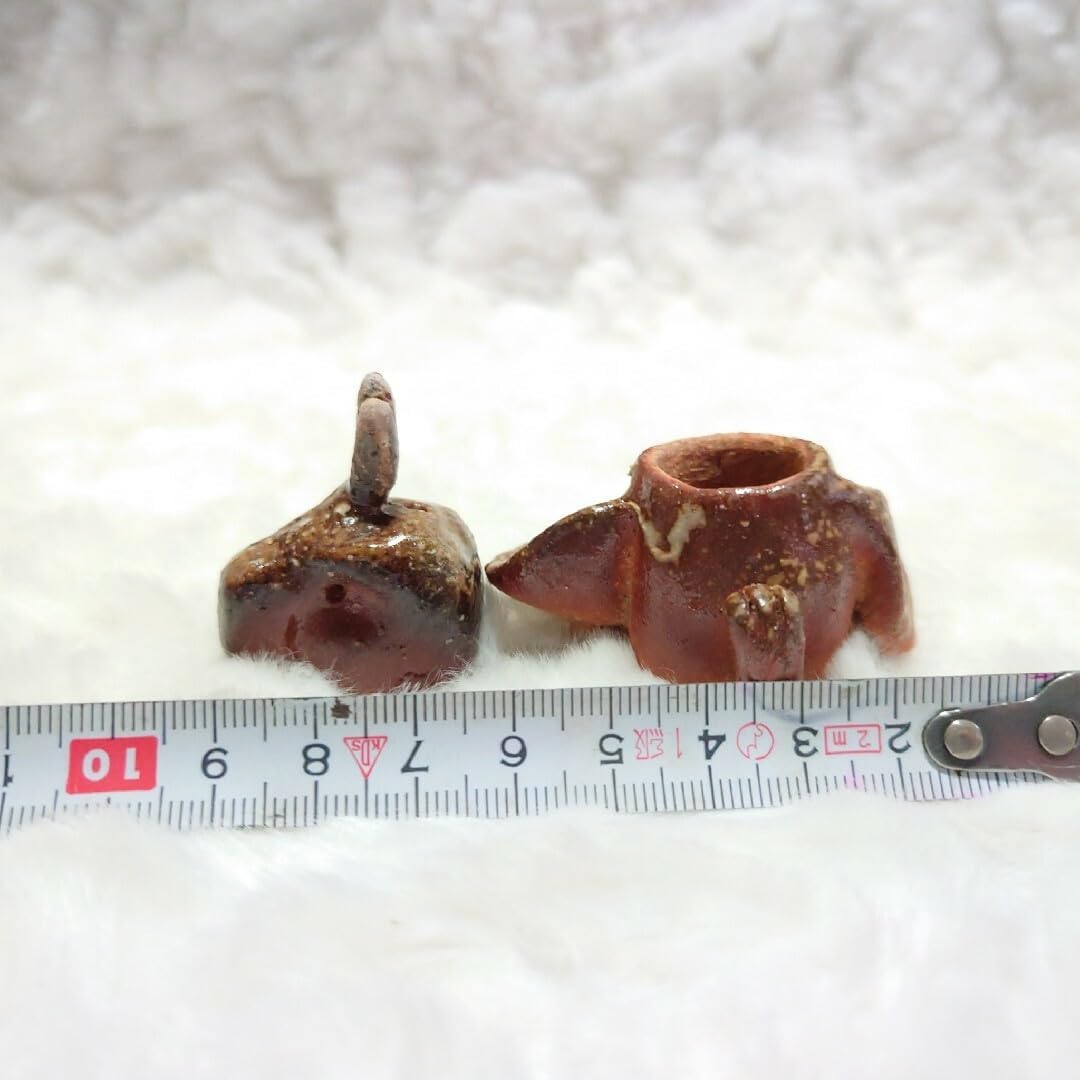 【2512】115.ハシビロコウ花器…備前焼 2512ハシビロコウ(花器小物入れ)…備前焼 2512】115.ハシビロコウ花器